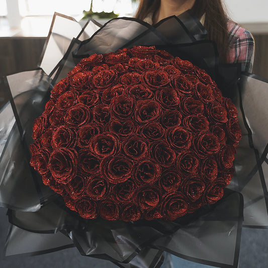 Glitter Rose Bouquet | Het perfecte cadeau van 2025!