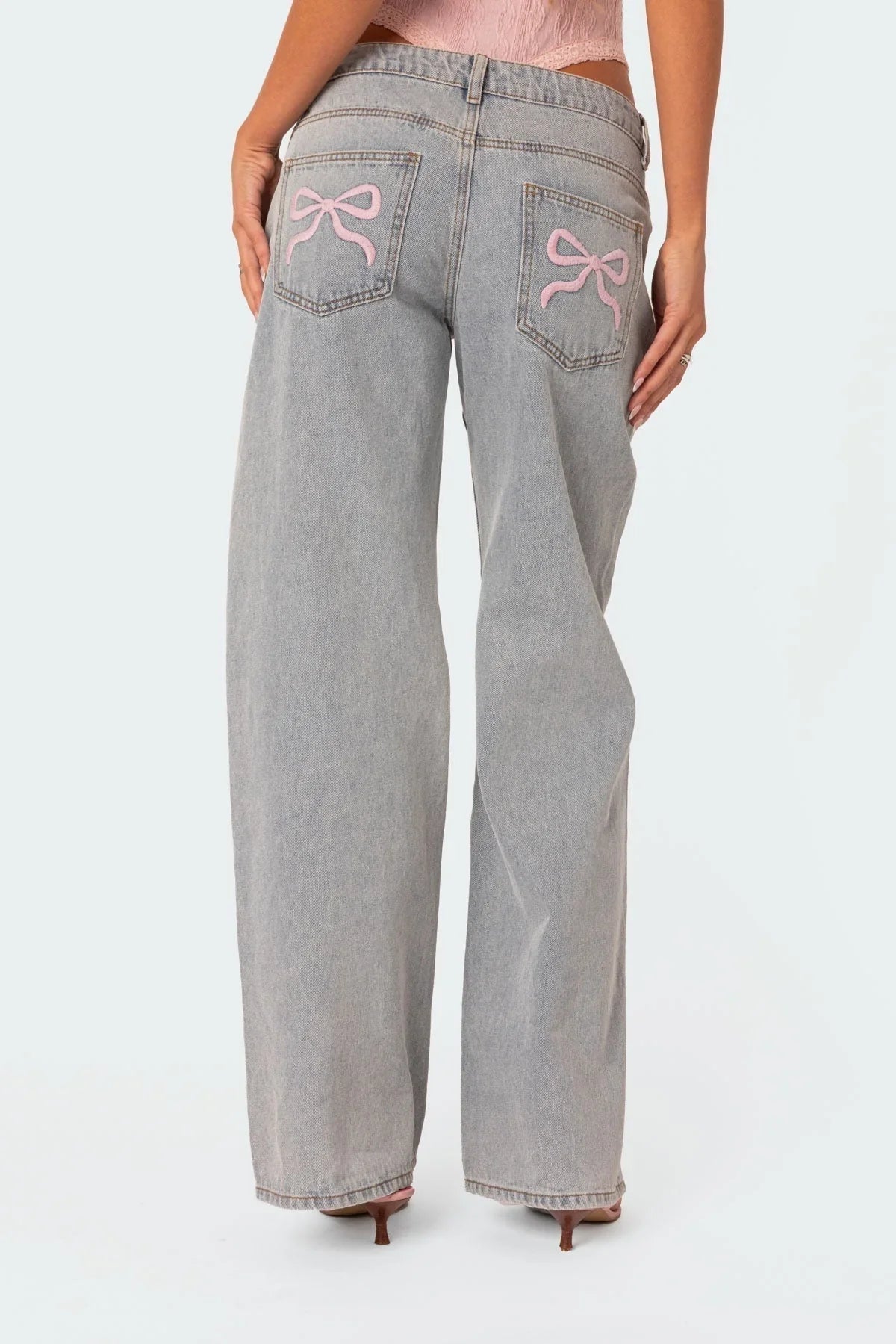 Sarah™ - Bow Tie Jeans